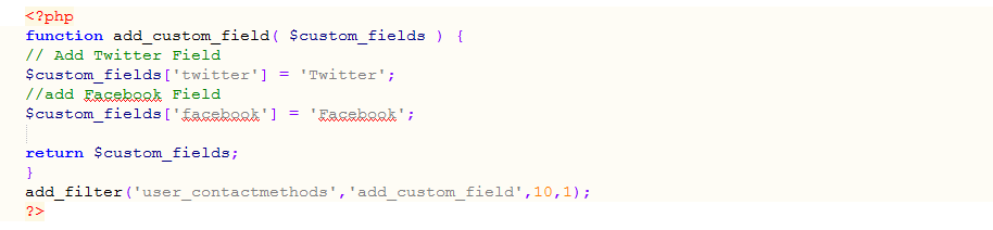 Custom fields