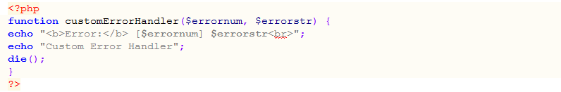 Handle Error