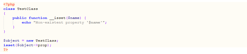 isset functions