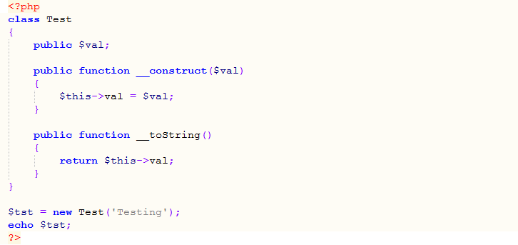 PHP magic function