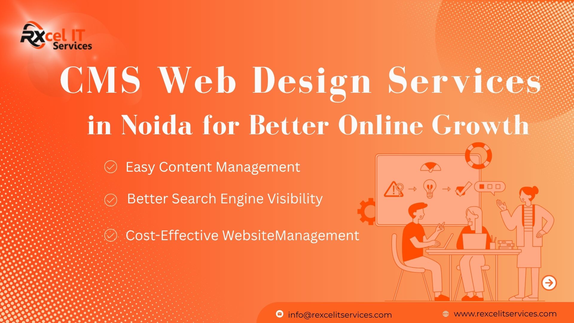 CMS Web Design Services in noida